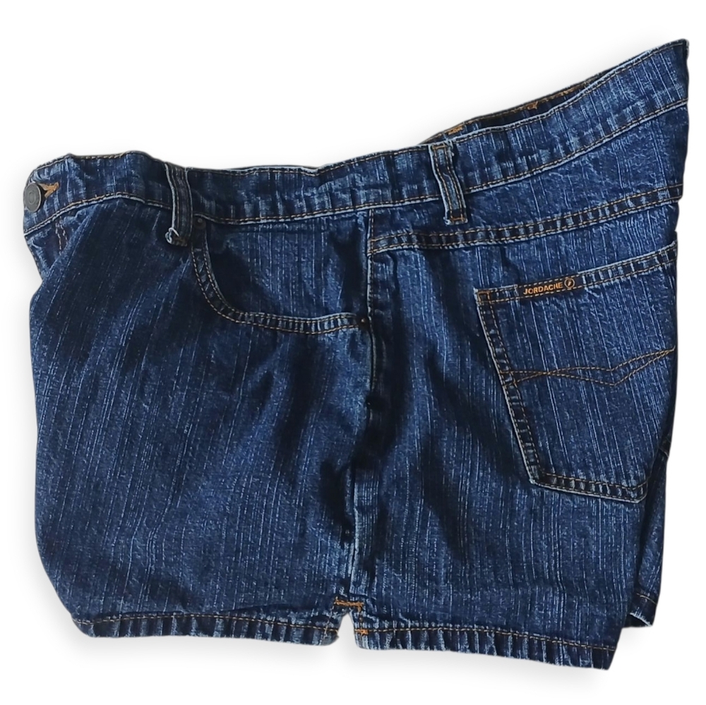 JORDACHE  AUTHENTIC JEANSWEAR WOMEN'S BLUE DENIM  SHORTS. SIZE 15/16 - Picture 6 of 16